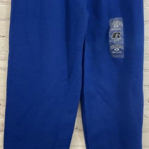 Russell Athletics Dri Power Extra Large Youth Sweat Pant Elastic Leg Cuffs Blue