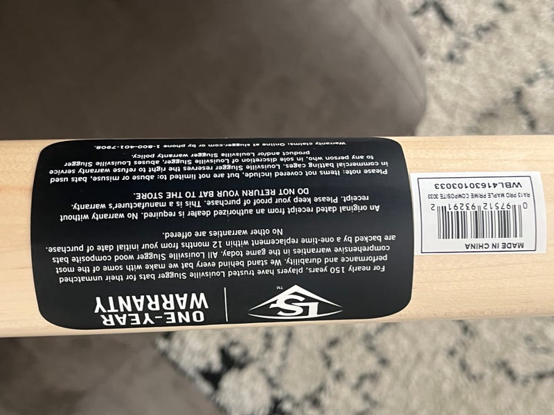 Louisville Slugger MLB Prime RA13 Ronald Acuna Game Model Maple Bat (-4) 29 oz 33" (New)
