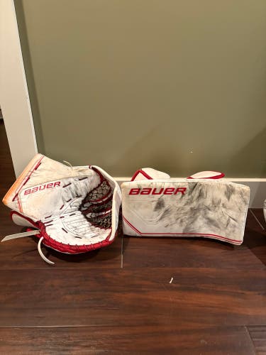 Pro Custom Bauer Mach Glove + Blocker Set