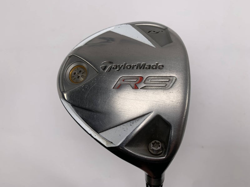 TaylorMade R9 3 Fairway Wood 15* Fujikura Motore 70g Regular Graphite Mens RH