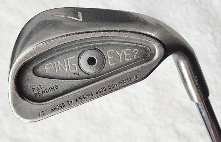 Men's Ping Eye 2 Black Dot 7 Iron RH; Steel Shaft