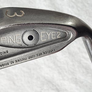 Men's Ping Eye 2 Black Dot 3 Iron RH; Steel Shaft