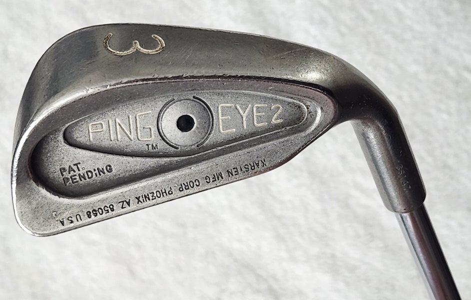 Men's Ping Eye 2 Black Dot 3 Iron RH; Steel Shaft