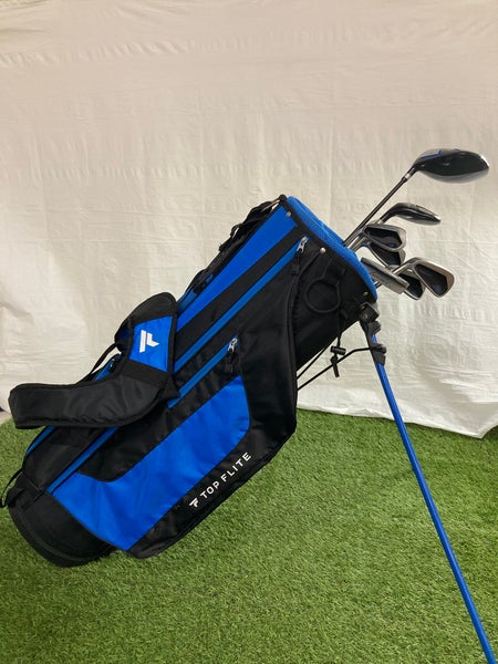 Men's Top Flite XL Varsity Left Hand Regular Flex Full Set w/ Bag (8 Clubs)