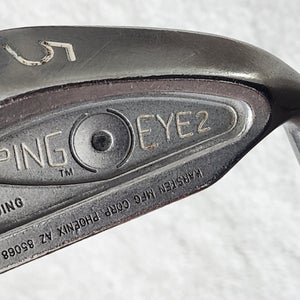 Men's Ping Eye 2 Black Dot 5 Iron RH; Steel Shaft