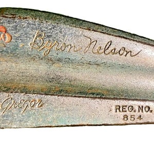 MacGregor Byron Nelson 2 Iron Texas Reg No 854 RH Coated Steel Leather Grip