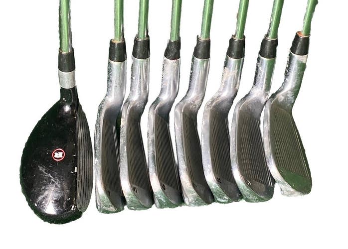 Ram Memorial Ti Matrix Golf Set 3h,4-PW Regular Steel 5i 37.5" RH New Grips