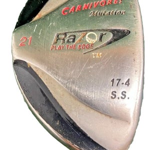 Razor Golf Carnivore Mutation 3 Hybrid 21* RH Men's Stiff Steel 39.5" Good Grip