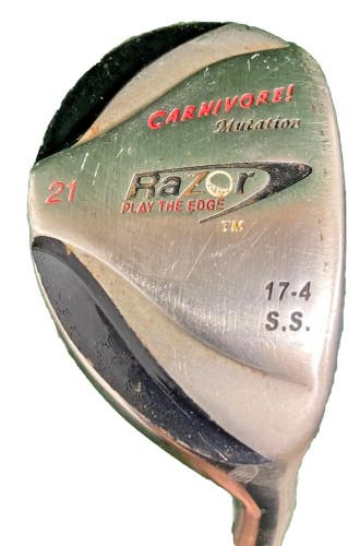 Razor Golf Carnivore Mutation 3 Hybrid 21* RH Men's Stiff Steel 39.5" Good Grip