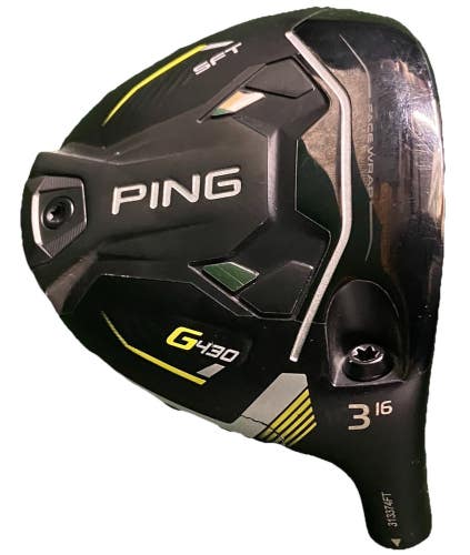Ping G430 SFT 16* 3 Wood RH Club Head Only Component With Adjustment Screw Nice