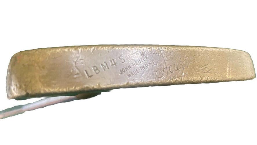 Acushnet Golf Bullseye L B M-4-S Putter Fluted Steel 33.5" RH Good Factory Grip
