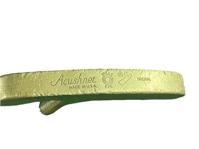 Acushnet Original Bullseye Putter RH Fluted Steel 35" Factory Grip Awesome Color