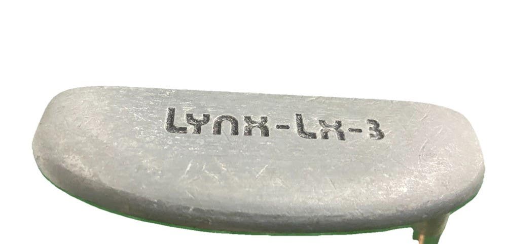 Lynx LX-3 Napa Blade Putter Steel 35" RH With Label And Vintage Pro Only Grip