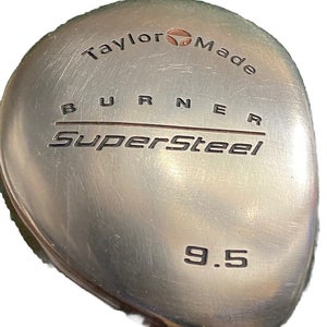 TaylorMade Burner SuperSteel Driver 9.5* S-90 Stiff Graphite 43.5" RH Good Grip