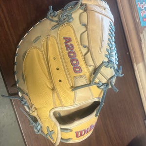 Wilson A200 softball catchers mitt