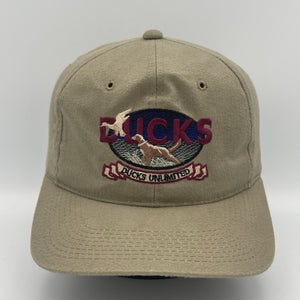 Vintage Ducks Unlimited Hat Snapback Bird Dog Hunting Cap Rare