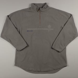 Vintage Nike Toronto Maple Leafs NHL Microfleece quarter zip