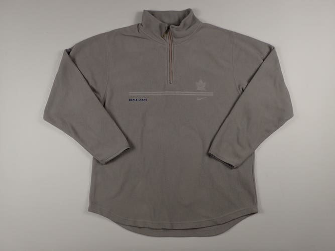 Vintage Nike Toronto Maple Leafs NHL Microfleece quarter zip