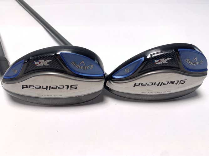 Callaway Steelhead XR 5 & 6 Hybrid Set 25* 28* Ozik Program F15 50g Ladies RH