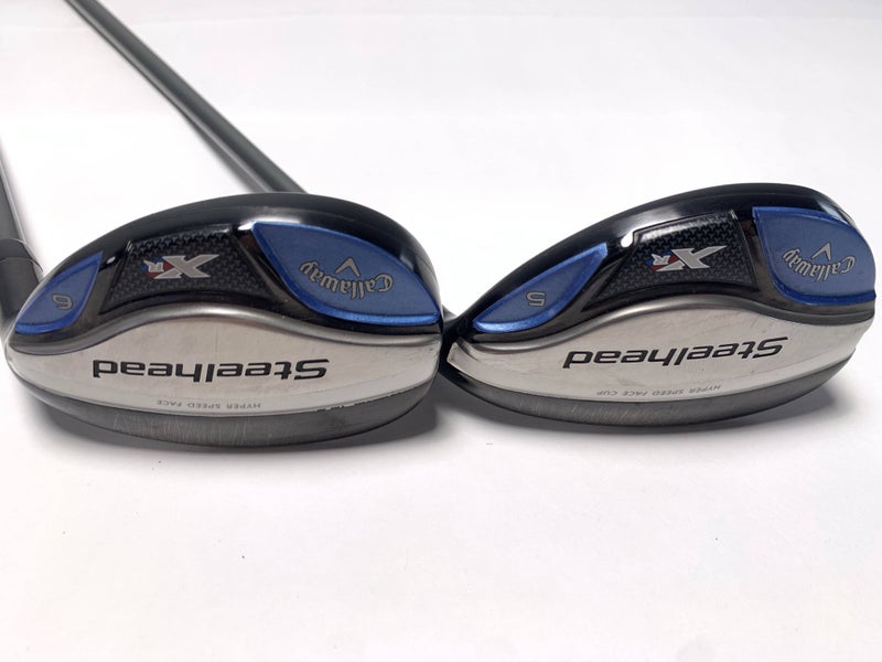 Callaway Steelhead XR 5 & 6 Hybrid Set 25* 28* Ozik Program F15 50g Ladies RH