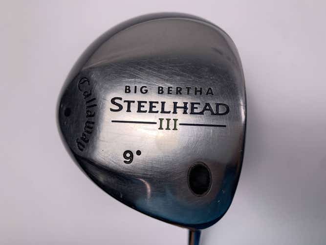 Callaway Steelhead III Driver 9* Steelhead III Uniflex Steel Mens RH
