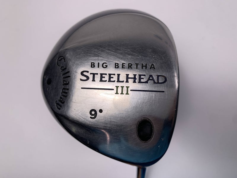 Callaway Steelhead III Driver 9* Steelhead III Uniflex Steel Mens RH