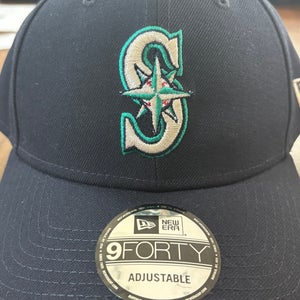 SEATTLE MARINERS New Era 9FORTY Hat Adult One Size —Adjustable NWT