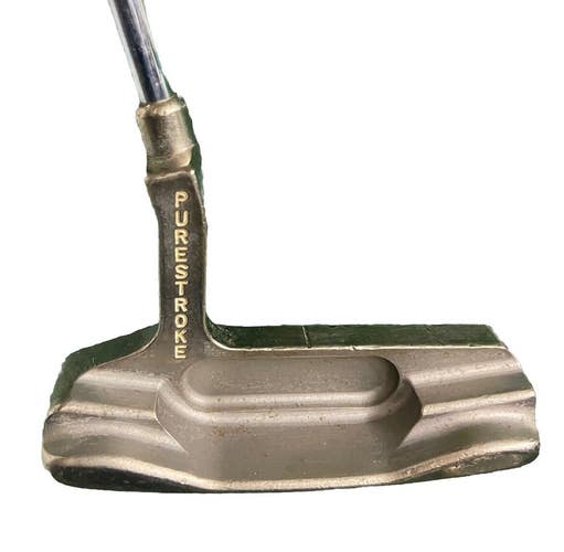 Pure Stroke Golf Resolution Tour Series USA Putter RH Steel 34.5" Rare +New Grip
