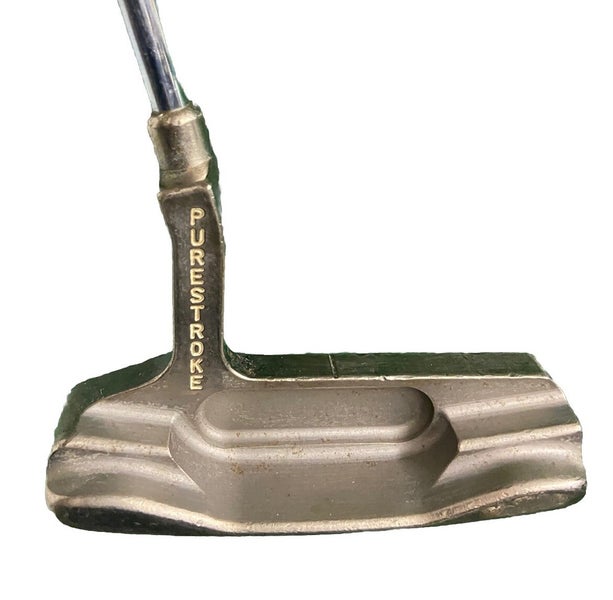 Pure Stroke Golf Resolution Tour Series USA Putter RH Steel 34.5" Rare +New Grip