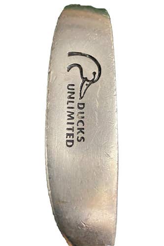 Auld Troon Ducks Unlimited Napa Blade Putter RH Steel 34.5" Vintage Leather Grip