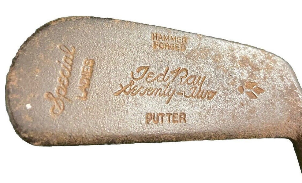 Ted Ray Hammer Forged Hickory Shaft Seventy-Two Special Ladies Putter 33" RH