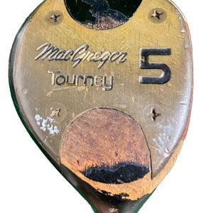 MacGregor Tourney Persimmon 5 Wood Response II Regular Steel RH W/Headcover