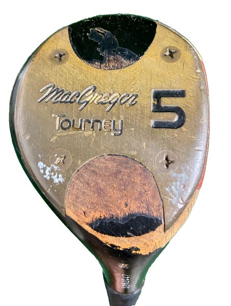 MacGregor Tourney Persimmon 5 Wood Response II Regular Steel RH W/Headcover