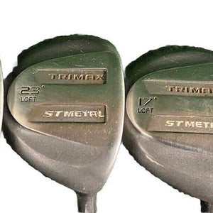 TriMax ST Metal Wood Set 1W,3W,5W,7W  Ladies Graphite RH Excellent Jumbo Grips