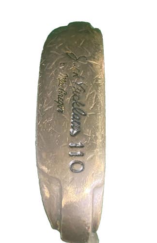 Jack Nicklaus 110 Putter MacGregor RH Steel 34" With Leather Grip & Headcover
