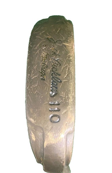 Jack Nicklaus 110 Putter MacGregor RH Steel 34" With Leather Grip & Headcover