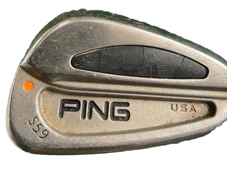 Ping S59 8 Iron Orange Dot 2* Flat Men's RH JZ Stiff Steel 36" Good Velvet Grip