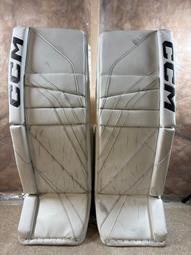 34"  2023 CCM Eflex 6 Goalie Leg Pads Pro Stock (Used)
