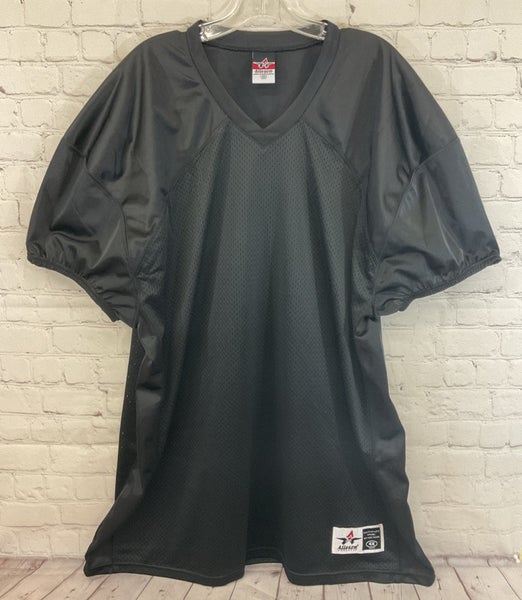 Alleson Athletic Youth 100% Polyester Mesh Football Jersey Black XXL 4XL