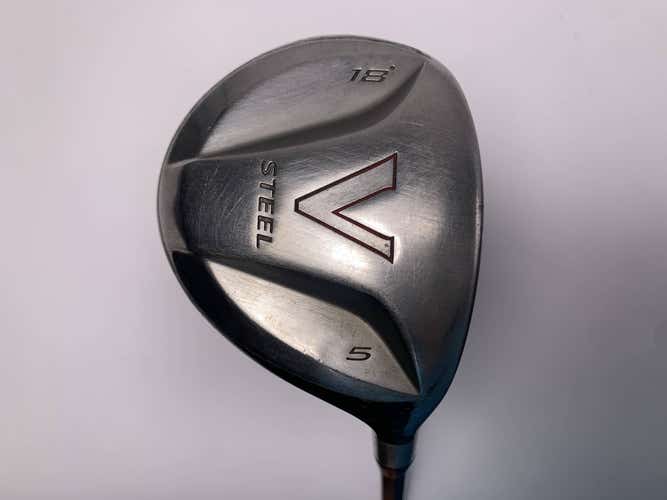 TaylorMade V Steel 5 Fairway Wood 18* Ultralite Regular Graphite Mens RH