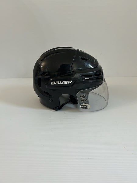 Used Black Medium Bauer Re-Akt Pro Stock Helmet