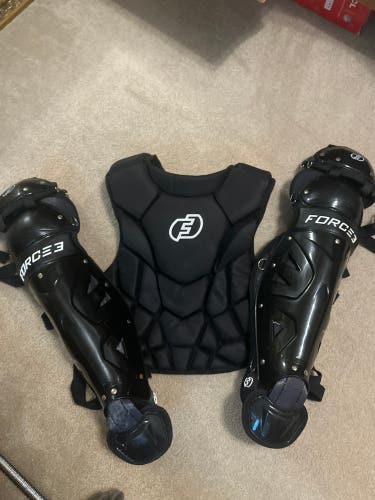 Force 3 chest protector and shin guards