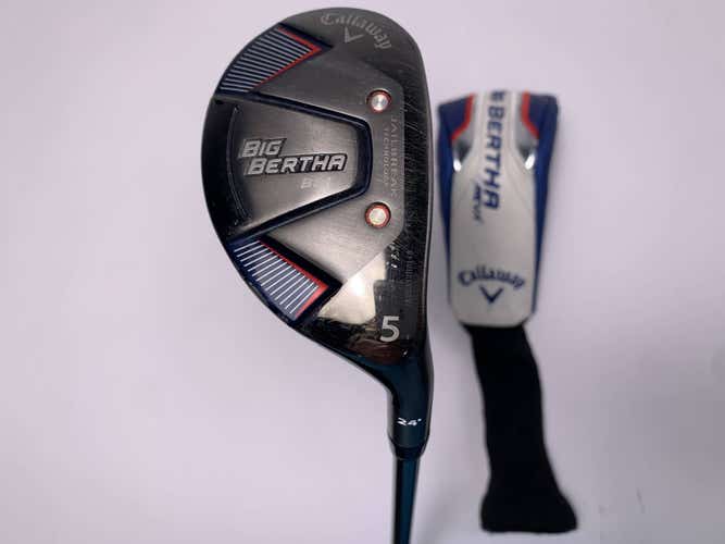 Callaway Big Bertha B21 5 Hybrid 24* RCH 65 Regular Graphite Mens RH HC