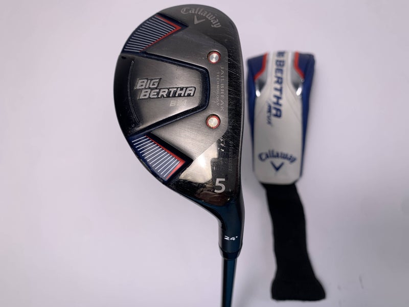 Callaway Big Bertha B21 5 Hybrid 24* RCH 65 Regular Graphite Mens RH HC