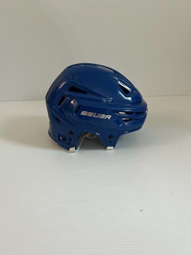 Used Blue Medium Bauer Re-Akt 150 Helmet