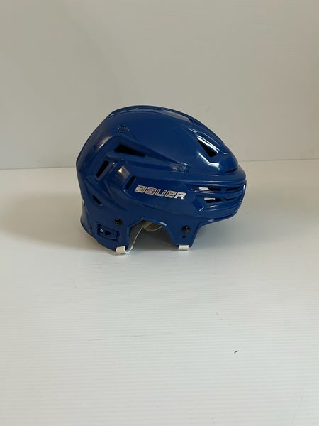 Used Blue Medium Bauer Re-Akt 150 Helmet