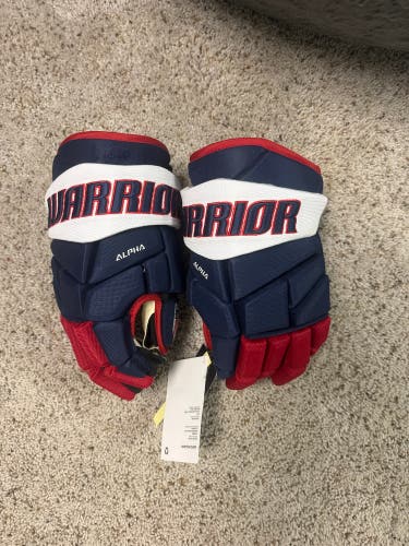 WARRIOR COVERT CUSTOM PRO STOCK HOCKEY GLOVES NHL NEW 14" OME(11426)
