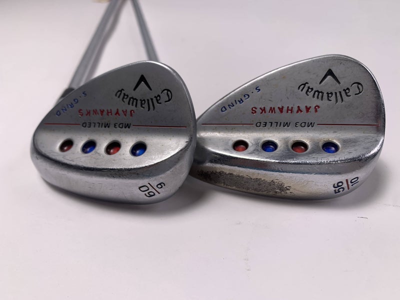 Callaway MD3 Milled Chrome S-Grind Wedge Set 56* 10 60* 9 DG S300 Wedge Mens RH