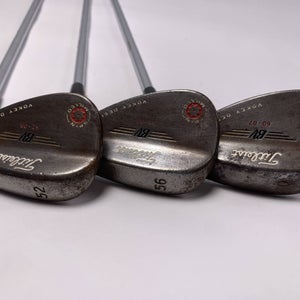 Titleist Vokey Spin Milled CC Oil Can Wedge Set 52* 8 56* 11 60* 7 Wedge Mens RH