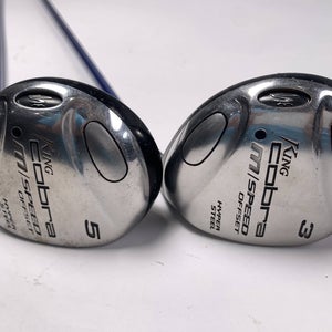 Cobra M Speed Offset 3 & 5 Fairway Wood Set 15* 18* NV-m Speed Tuned Regular RH